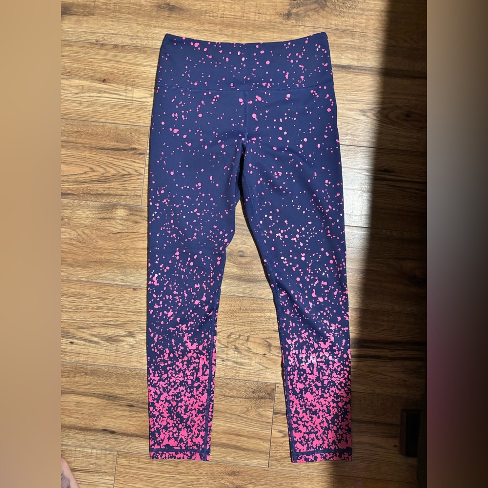 ZYIA Active Navy and Pink Leggings
